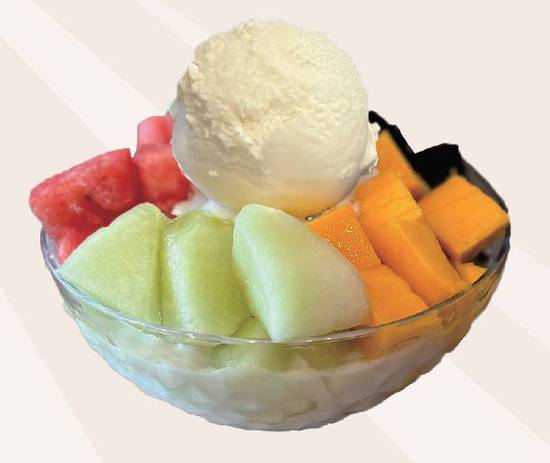 G6. Mixed Fruits Grass Jelly B_雜果涼粉